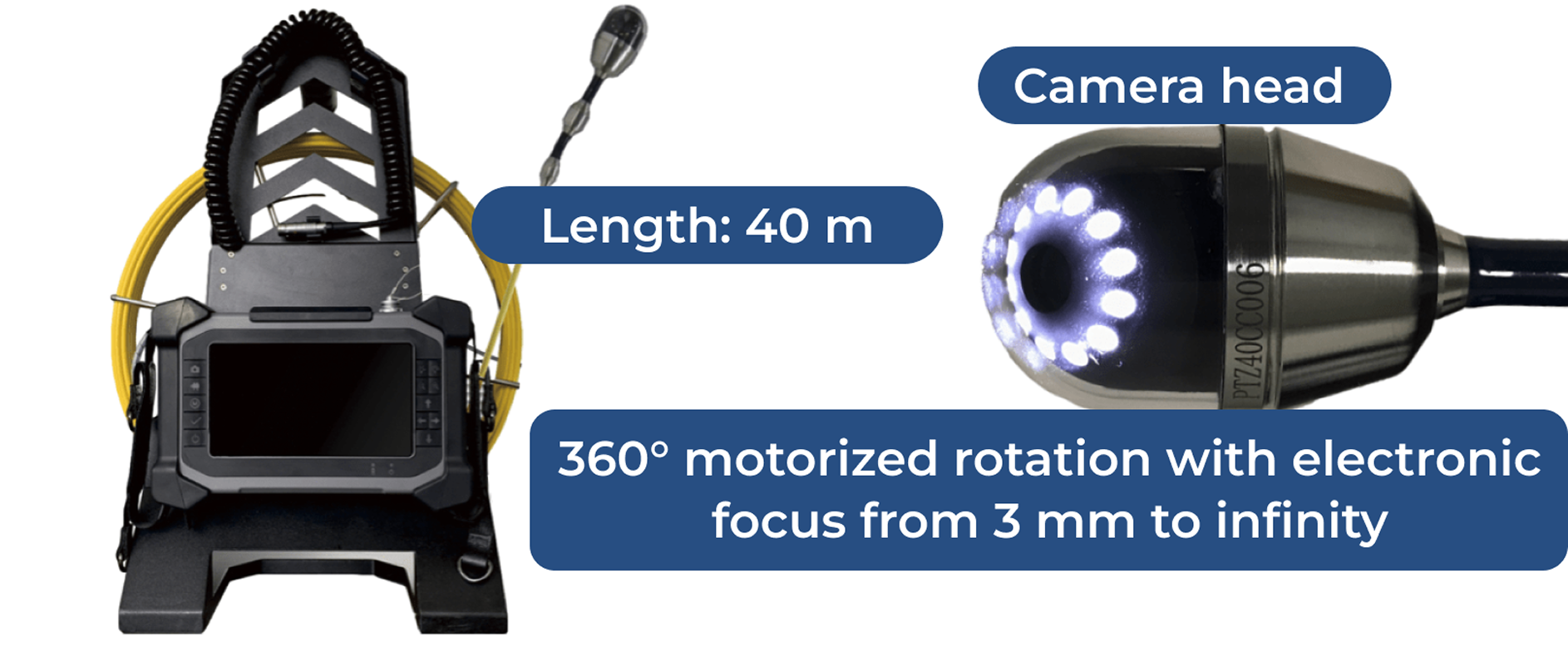 Multifunctional videoendoscope for large-scale inspections ‘MF3