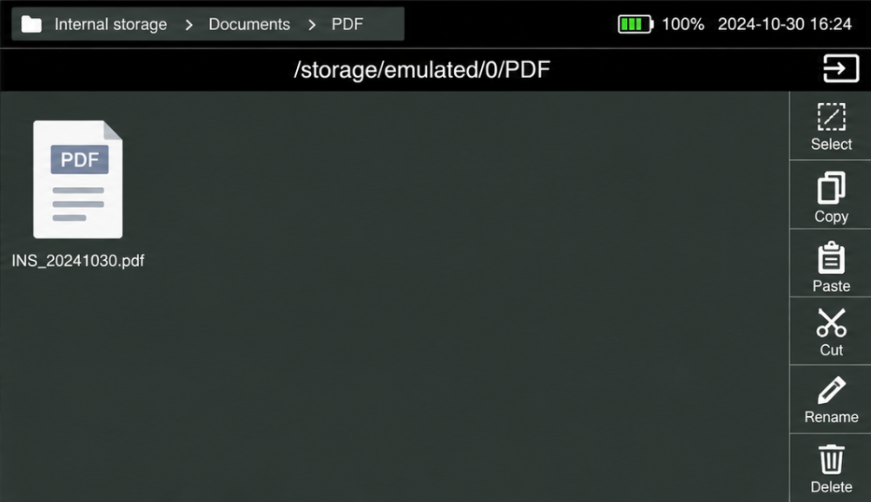 PDF report file in the COBB V3D archive